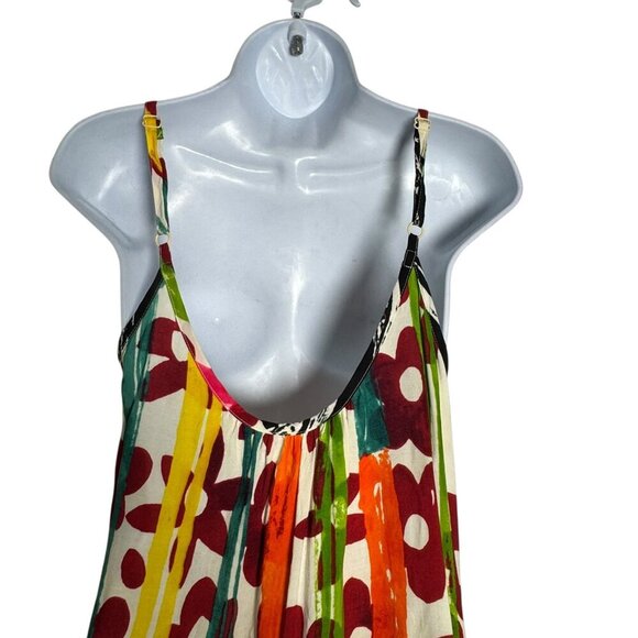 Jams World Ariana Midi sundress Dress size Small Valerian Print USA Made W3104 - Picture 5 of 9